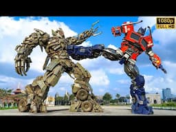 Transformers x Avengers - Jaguar Robot vs Hulk The Dark Ages | Paramount Pictures [HD]