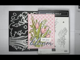 Stampin’ Up! Mixed Florals & Sweet Blooms Card Tutorial #diy #papercrafting #patternedpaper