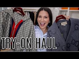 LUXURY TRY ON HAUL + NEW GUCCI BAG *Look for Less Finds* | LuxMommy