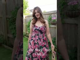 Day 2 of Me Made May! Wearing my favourite occasion dress but casual! Pattern is McCall's M8209 🌹