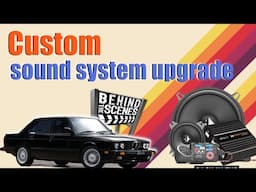 Custom sound system upgrade (behind the scenes) 1988 BMW M5 #bmw #bmwm5 #caraudio