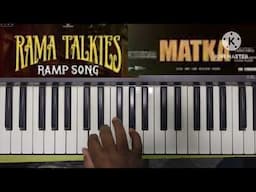 keyboard playing rama takis ramp song from matka contact for online keyboard classes