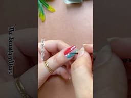 💅🤍Easy dot nail art design #nailart2025 #shorts #shortvideo #shortsvideo