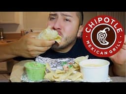 MUKBANG CHIPOTLE EATING SHOW MESSY EATING