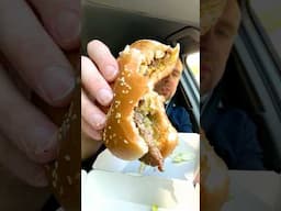 McDonalds Car Mukbang 🍔🚗 #mukbang