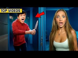 24 Hours of Pranks – Scaring My Little Sister ALL Day! | Brent Rivera