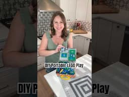 DIY Portable LEGO Play - Perfect for Summer Travel #Shorts #Lego #MomHack #FamilyTravel