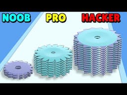 NOOB vs PRO vs HACKER in Grinder Run
