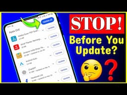 APP UPDATE करना जरूरी है या सिर्फ TIME WASTE❓UPDATE करने से पहले ये जान लो🔥