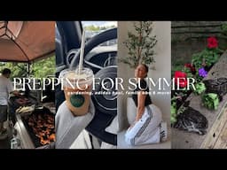 VLOG | prepping for summer, my sad attempt at gardening, adidas haul & family bbq