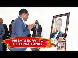 President Hakainde Hichilema Mourns EDGAR LUNGU and signs a Book of Condolences in his Honour