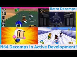 Four N64 Decomp Projects in Development! And Coming "Soon"