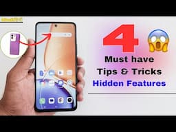 Vivo T4X 5G Must Have Tips And Tricks | Top 4 |  Vivo T4X Hidden Features