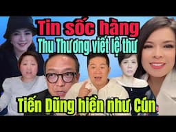 SỐCK Phương Hằng giựt mình Ngỡ ngàng với LỆ THƯ của Thu Thương | bất ngờ Tiến Dũng hiền như Cún