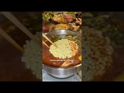 Cooking Korean Army Stew for my friends 🍜