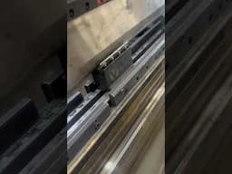 Worlds tinyest press brake part. #cncpressbrake