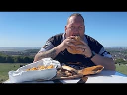 I tried Micks MONSTER Burger!