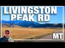Escape to Montana: Treadmill Walk on a Crisp Spring Dirt Road (Livingston Peak Rd)