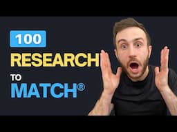 How Many Research Publications Do You Need To Match? | Breakdown Per Specialty