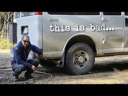 Living down backroads in a dangerously broken van.