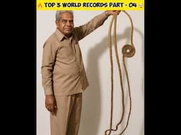 🔥 మతిపోయే Top 3 world records  ? 🤯 Part 04 #shorts #facts #viral