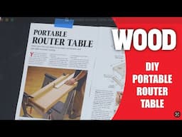 Low-Cost DIY Router Table You Can Build at Home