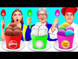 Me vs Grandma Cooking Challenge | Kitchen Battle with Food by AZaZa Challenge