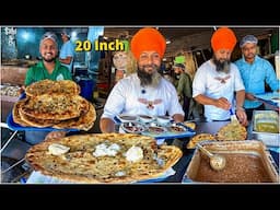 India ka सबसे Bada White Butter Atta Kulcha 🇮🇳 Street Food India vlog