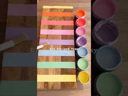 DIY Striped Rainbow Tray, DIY home decor, dopamine decor, colourful home projects, craft ideas