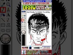 Draw GUTS from BERSERK! 1 MINUTE Art Tutorial!