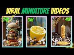How I Create Tiny World Miniature Videos with AI (Make Money with Youtube)