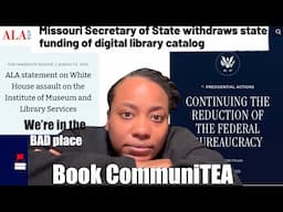 BOOK COMMUNITEA: WE'RE IN THE BAD PLACE, THEY KEEP COMING FOR OUR BOOKS