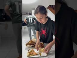 Pierre, feuille, ciseaux, challenge, version bouffe 😭 #humour #humoristefrancais #24heures #drole
