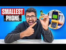 I BOUGHT THE SMALLEST WORKING PHONE ONLINE ! (CAN YOU PLAY GAMES?)