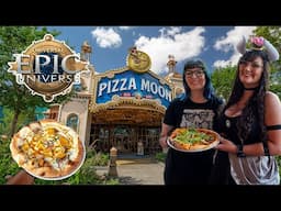 Epic Universe Pizza Moon 🍕 Universal Orlando food review 2025