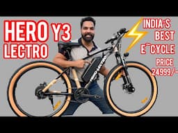 HERO LECTRO Y3 27.5 2025 latest edition launched, hero’ 1ST DETACHABLE BATTERY E-BIKE 7.8ah 250watt