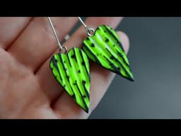 Super Easy Summer Earrings Polymer Clay Tutorial