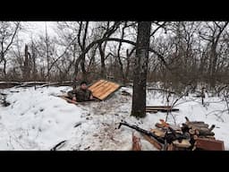 Building A Warm And Secret Underground Shelter For The Winter
