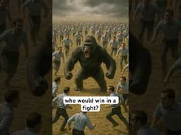 1 Gorilla vs 100 Men