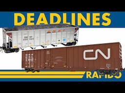 Don’t Miss Out! The Books are Closing on our HO Scale Autofloods & Trenton Works Boxcars!