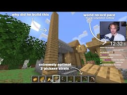 Aggy begrudgingly does a Minecraft speedrun because Chris told him to