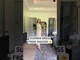 MONDAY OOTD 🌼 Amazon Dress for Summer #summerootd #ootd #amazonfashion #amazonfinds