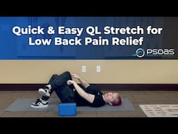 Quick & Easy QL Stretch for Low Back Pain Relief | Quadratus Lumborum Stretch