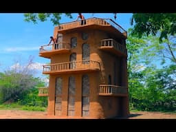 How To Build My Dream Villa By Ancient Skills In Forest [part 2]