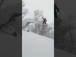 We call this a Hokkaido diving board. | #burton #snowboarding