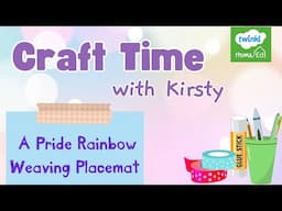 Craft Time - Pride Rainbow Weaving Placemat