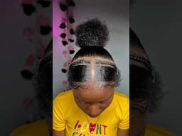 🎀Pinterest inspired half up , half down 4c natural hairstyle 💕🌸 #4c #braids #hairstyles #hair