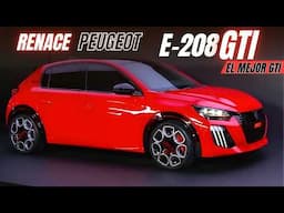 ¡Renace PEUGEOT e-208 GTI 2026 llega con 276 HP! Adiós gasolina  🤮⚡🚗
