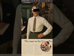 The Man in the Vision Pro