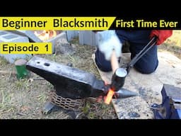 I Tried Blacksmithing for the First Time! Beginner's Journey Into Forging, metal working anvils